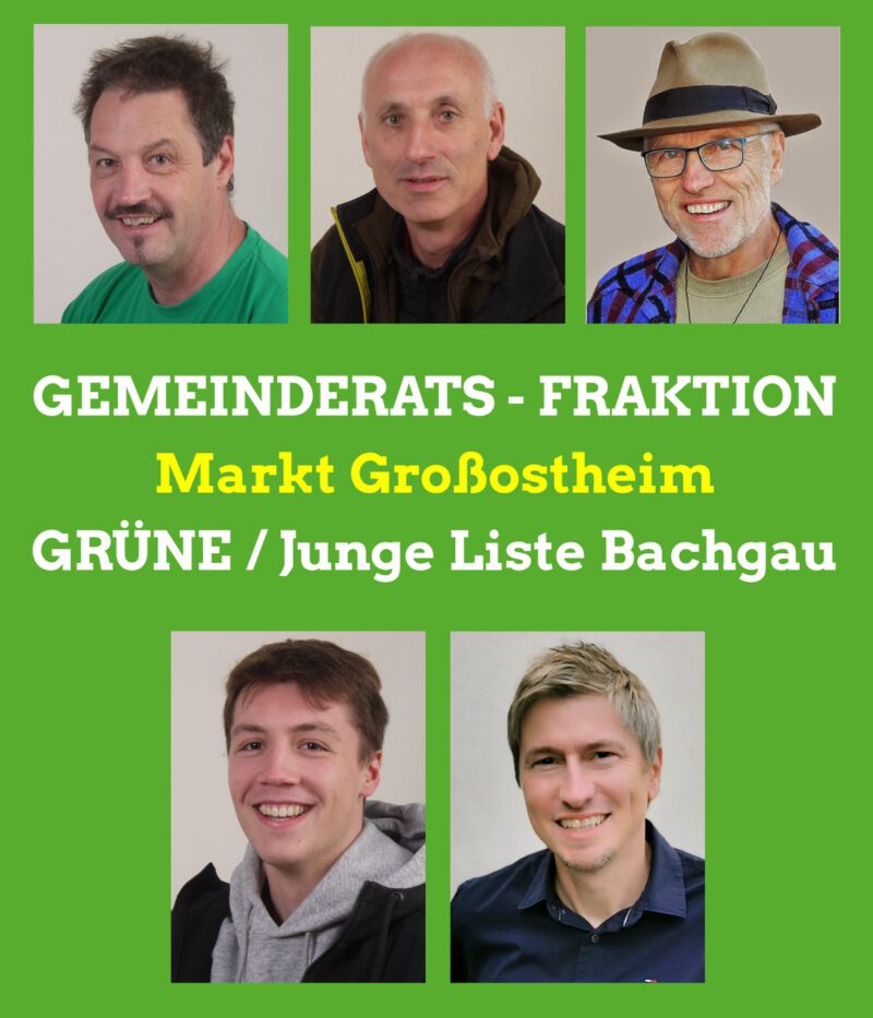 Thomas Schuler (Grüne) (im Bild oben links)
Jürgen Klabunde (JLB) (im Bild oben mitte)
Artur Schnatz (Grüne, Kreisrat) (im Bild oben rechts)
Albert Schuler (im Bild unten links)
Hagen Kulek (JLB) (im Bild unten rechts)
(aktualisiert Dezember 2021)